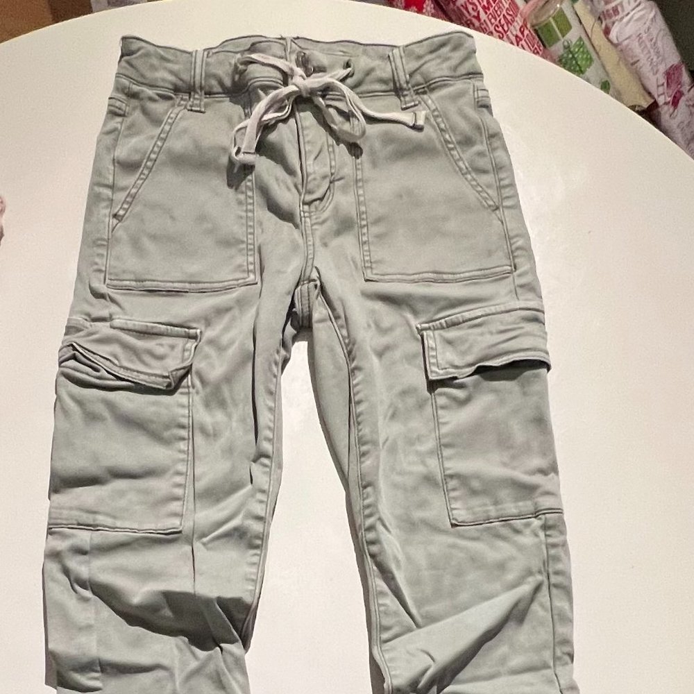 American Eagle Outfitters, Drawstring cargo pants, size 2, Olive Green